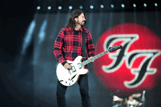 Dave Grohl with Foo Fighters